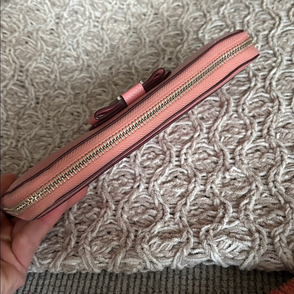 ๐3/$20 Coach long leather zip around wallet - Picture 16 of 17
